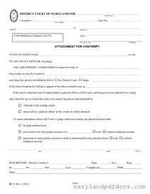 Fill Out Your Dc 5 Maryland Template