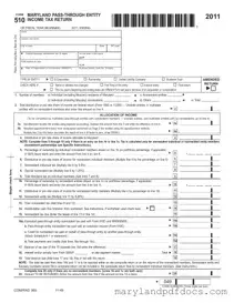 Fill Out Your Maryland 510 Template
