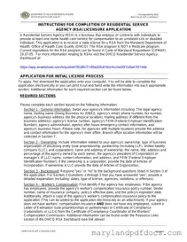 Fill Out Your Maryland Rsa Template